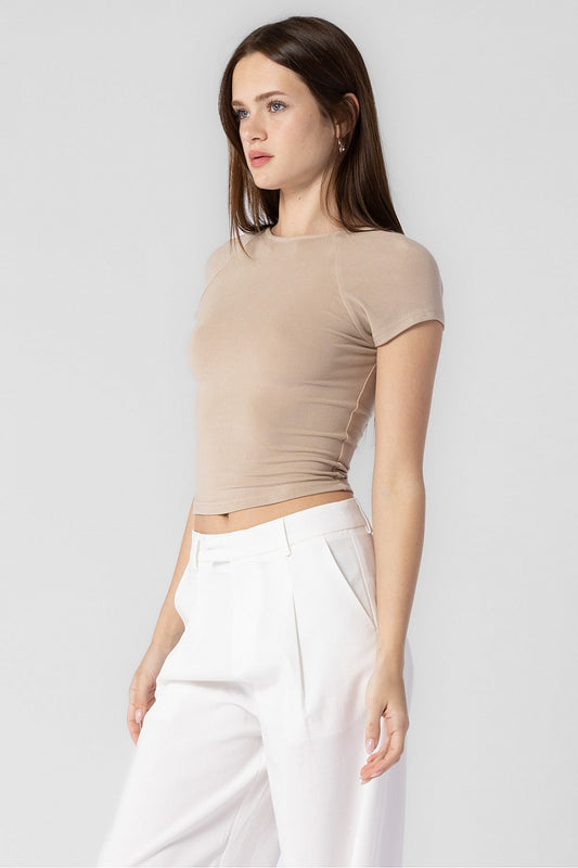 Fitted Open Back Top